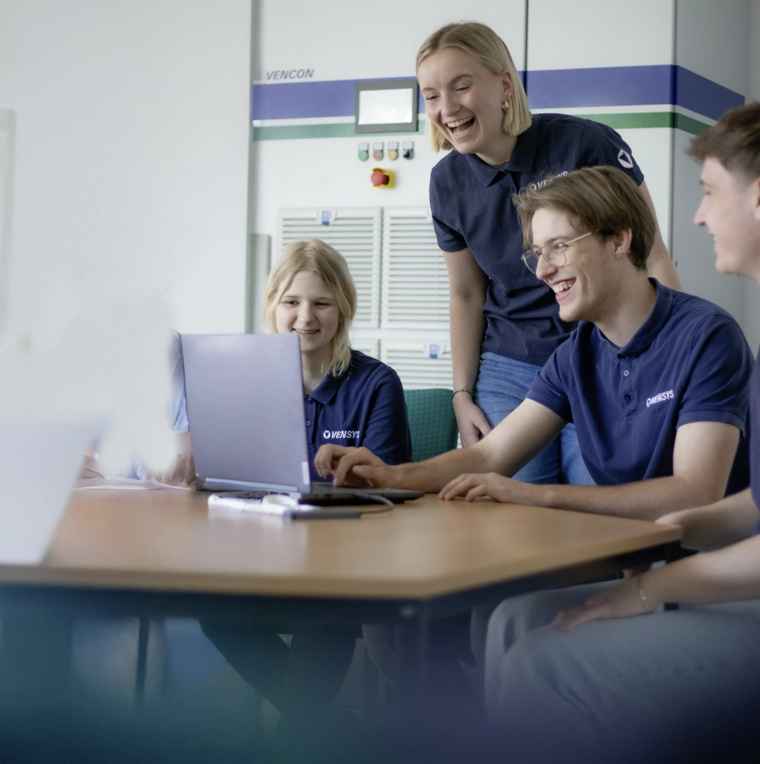 Gruppe an Auszubildenden